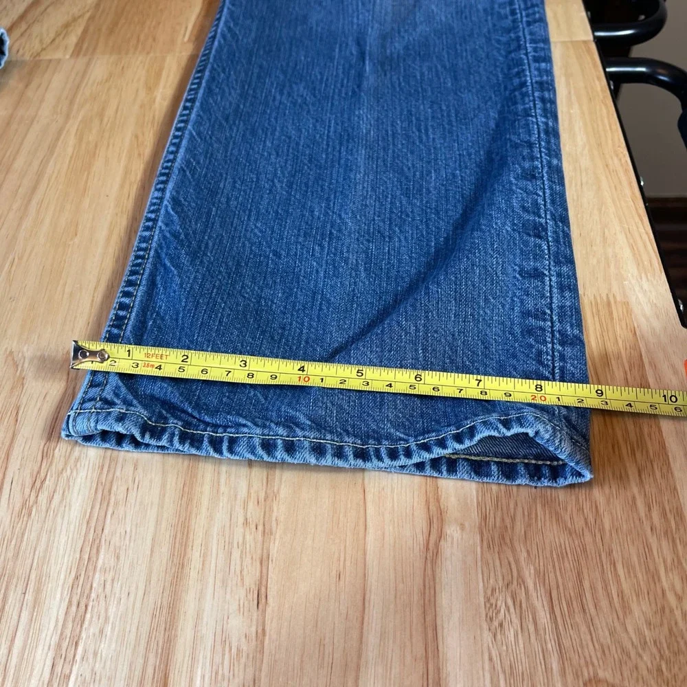 Polo Ralph Lauren Mens Straight Leg Denim Jeans Blue Medium Wash 36/30 Cotton